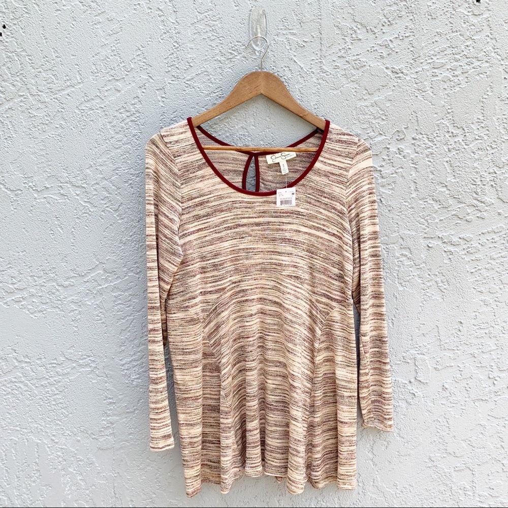 Jessica Simpson Maternity Pink Marled Sweater  M